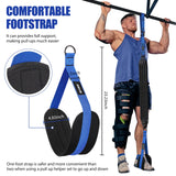 260lbs, Heavy Pull Up Bands Resistance Bands for Pull Ups Working Out with Feet Rest, Pull Up Bar Bands Assistance Bands Strength Training Workout Equipment, Height Adjustable