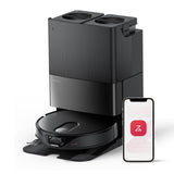 roborock Qrevo Slim Robot Vacuum and Mop Combo, 8.2cm Ultra-Slim, 3D Sensing Tech, Advanced Obstacle Recognition, Powerful Suction, FlexiArm Side Brush & Mop, Auto Mop Washing & Drying, Self-Emptying