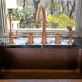 Akicon One-Handle Black and Rose Gold Drinking Water Filter Faucet Purifier, Cold Water Only (Copper)