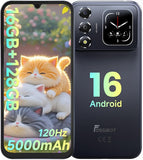 FOSSIBOT S7 Android 16 Unlocked Phones,16GB+128GB+2TB Smartphone