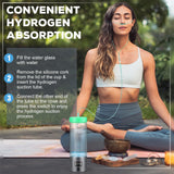 Hydrogen Water Bottle Generator with SPE/PEM–Portable Molecular Hydrogen Rich Water Machine, Rechargeable,5000 ppb,LED Timer for Home, Office, Travel, Sports,Birthday & Christmas Gift