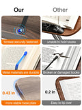 Tounee Adjustable Book Stand with 360° Swivel Base,Bright Silver