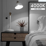 LUXRITE A19 LED Light Bulb 100 Watt Equivalent, 4000K Cool White, 1500LM, Non-Dimmable, Standard LED Light Bulbs, 12.5W, E26 Base, Enclosed Fixture Rated, Damp Rated, ETL Listed (96 Pack)