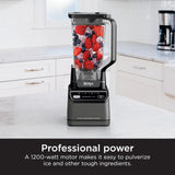 Ninja Professional Blender | Smoothie Blender, Drink Mixer, Grinder, Ice Crusher | Total Crushing™ Technology, Auto-iQ™ Smart Presets, Professional 1200W Power, XL 72oz Pitcher | Dark Grey | BR201AMZ