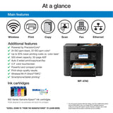 Epson WorkForce Pro WF-4740 Wireless All-in-One Color Inkjet Printer, Copier, Scanner with Wi-Fi Direct