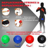 Soul Shift Boxing Reflex Ball with 2 Adjustable Headbands - MMA, Boxing Gear & Training Equipment at Home, | Hand Eye Coordination, Free Reaction Ball & Glasses Soul Shift