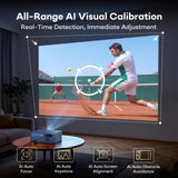 Boldever 3000 ANSI Google TV Smart 4K Projector with 20W Speakers Blue