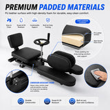 39"x15"x16.5" Split Leg Stretcher, 240° Adjustable Flexibility Trainer, Foldable Leg Stretch Machine, EPP Memory Foam, Carbon Steel Frame, 560lbs Capacity, Splits Yoga Ballet Home Training