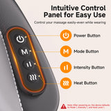 Senluyi 6D Neck Massager for Pain Relief Deep Tissue, Kneading Shiatsu Neck and Shoulder Massager with Heat,Cordless Massager for Back and Shoulder Pain, Mothers Day Gifts for Women Fathers Day Men