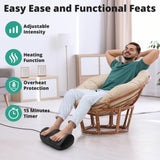 Medcursor Foot Massager with Heat - Foot and Calf Massager with Massage Roller, Deep Massage for Plantar Fasciitis, Pain Relief, Neuropathy, Relax for Home or Office Use (Not Cordless)