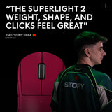 Logitech G PRO X Superlight 2 Wireless Gaming Mouse - Magenta