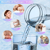 2026 Upgrade Hydrogen Water Bottle,14OZ Portable Hydro Water Machine, Rechargeable Hydrogen Water Bottle Generator for Travel, Home, Office, Fitness & Everyday Hydration – Gift for Family & Friends