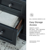 Signature Design by Ashley Wildenauer Lift Top Cocktail Table, Satin Finish Base, 2 Drawers, 2 Storage Bins, Hardwood Solids, 52" W x 28" D x 19" H, Light Brown & Black