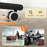 Folding Conference Room Table, Modern Conference Tables with Wheels for Office Classroom