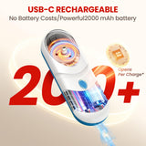 One Touch Electric Can Opener Automatic Can Opener for Seniors, Rechargeable Smooth Edge Can Opener with Magnetic Cover Catch, Food Safe Kitchen Gadget for Arthritis Hands