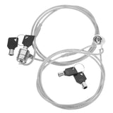 UKCOCO 10 Sets Laptop Lock Notebook Lock Cable Laptop Lock Hardware Cable Lock Kit Retractable Wire Lock for Tablet Computers Laptops Chain Lock Alloy Multifunction Sewing