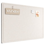 Fluxynara Felt Bulletin Board, 47.2" x 35.4", Oatmeal
