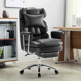 Home Office Desk Executive Chair - Ergonomic Big Tall High Back with Footrest & Lumbar Support