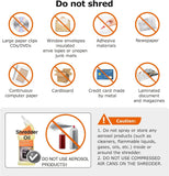 Paper Shredder, 8-Sheet Crosscut Shredder with 4.2 Gallon Bin Shred Credit Card/Mail/Staple/Clip, P-4 Security Level Document Shredder with Handle for Home Office (C261-C) bonsaii