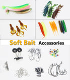 Fishing Lure Kit for Freshwater Bass, Fishing Tackle Set for Beginner Adults Including Crankbaits Spinnerbaits Topwater Baits Kit with Tackle Box PartyGalore