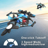 Weavixol RC Plane for Kids, Fighter Jet Drones With Screen On Controller, No Phone Needed, Drone For Kids 8-12 with Camera, Remote Control Plane With Auto Hover, Easy to Fly, RC Airplane Toy Gifts for Kids Boys, 2 Batteries