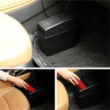 UCZAUXBVA 2L Push‑Lid Car Trash Can Garbage Bin for Vehicle Interior