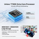 POPUX P12 Pro 12 Inch Tablet, 2.4K 120Hz Android 16 Tablet with Gemini AI, 48GB+256GB/2TB, 12000mAh, Unisoc T7300 Octa-Core, 13MP+8MP, WiFi 5, Face ID, 4G LTE, Tablet with Keyboard, Pen, Case-Black
