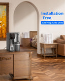 Waterdrop M6H Instant Hot Countertop RO Water Filter System, Glass Pitcher