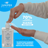Juniper CLEAN Hand Sanitizer Gel with 70% Alcohol 17 Fl.Oz with Pump (Pack of 6)