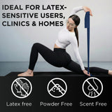 THERABAND Resistance Band 25 Yard Roll, Extra Heavy Blue Non-Latex Professional Elastic Bands For Upper & Lower Body Exercise, Physical Therapy, Pilates, Rehab, Dispenser Box, Level 5