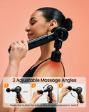 NAPRE Massage Gun with Heat and Cold,Massage Gun Deep Tissue with Extension Handle & 3 Adjustable Angles,Handheld Percussion Back Massager for Muscle/Neck/Body Pain Relief with Case,Mothers Day Gifts