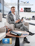 Inkless Printer Compatible with Phone Laptop for Home Use Car School Office, Come with Carry Case