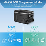 Antarctic Star 12 Volt Refrigerator,68QT(64L)Electric Cooler Compressor, -4℉~68℉ Portable Refrigerator,Car Fridge 12/24V,BLACK