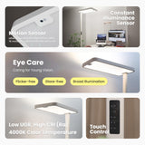 Tiptolls 120W TP20 Plus Floor Lamp with 11000LM Bright LEDs, 120W, 4000K Daylight, Dimmable, Tall Standing Lamp for Living or Work Space