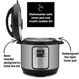 Instant Pot Duo Plus 9-in-1 Electric Pressure Cooker, Slow Cooker, Rice Cooker, Steamer, Sauté, Yogurt Maker, Warmer & Sterilizer, Includes App With Over 800 Recipes, Stainless Steel, 3 Quart