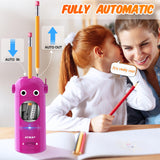 AFMAT 6 Holes Electric Pencil Sharpener and Robot Pencil Sharpener
