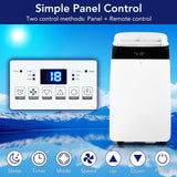 14000 BTU Portable Air Conditioners with Remote Control, 3-in-1 Free Standing Cooling AC Unit with Fan & Dehumidifier, Cools Room up to 750 sq.ft,Sleep Mode,3 Speed,Auto Swing,24H Timer