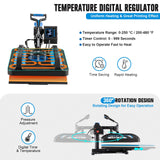 Topdeep Pro Heat Press 15x15 Inch, 8 in 1 Heat Press Machine with 30 OZ Tumbler Press