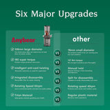 Anybear Cold Press Juicer 200W Masticating Slow Juicer 4.3" Large Feed Chute Fit Whole Fruits Vegetables | Upgraded Auger | Tritan Material | BPA Free | Juice Recipes (Argent Gray)