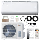 Albott 9000 BTU Mini Split Air Conditioner Heat Pump, Inverter Ductless AC, Cools up to 450 Sq. Ft, Energy-Efficient with Self-Cleaning, SEER2 18.5, 208-230V