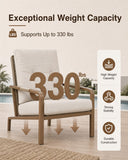 YURDAFY 7 Piece Aluminum Patio Furniture Set with Sofa, Loveseat, Chairs and Tables, Outdoor Conversation Set with Washable Cushions for Backyard, Garden, Balcony and Deck