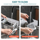 Sopito French Fry Cutter Electric Potato Cutter Stainless Steel with 1/2 & 3/8 Inch Blades for Potatoes, Carrots, Cucumbers & Onions