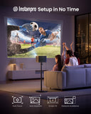 Dangbei DBOX02 Laser Projector 4K GTV, 2450 ISO Lumens, Netflix Officially Licensed, Blu-ray 3D, Home Theater Projector