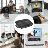 Laptop Cooling Pad Stand with Adjustable Fan Speed and RGB Lighting