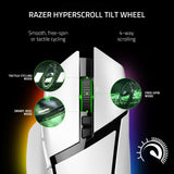 Razer Basilisk V3 Pro Customizable Wireless Gaming Mouse: Fast Optical Switches Gen-3 - HyperScroll Tilt Wheel