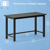 51" Home Office Desk Modern Computer Desk 51.2x23.6x29.5 inches PC Table with Thicken Frame