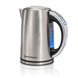 1.7 Liter Temperature Control Electric Kettle, Water Boiler & Heater, Fast 1500 Watts, BPA Free, Cordless, Auto-Shutoff Hamilton Beach