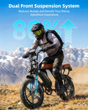 OUXI V8 Electric Bike for Adults, 10.4/15/30Ah Battery, Peak 1000/1500W