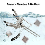 Upgrade Fruit Vegetable Cutter Stainless Vegetable Chopper, French Fry Cutter, Stainless Onion Dicer for Tomato Peppers Mushroom with 3 Replacement Blade Havulhua