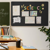 Felt Bulletin Board 60x36 inches, Decorative Pin Board for Home & Office